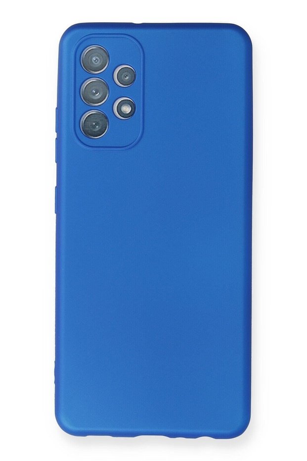 Compatible Case for Samsung Galaxy A52 Soft Colorful Flexible Premium Rubber Silicone - Blue