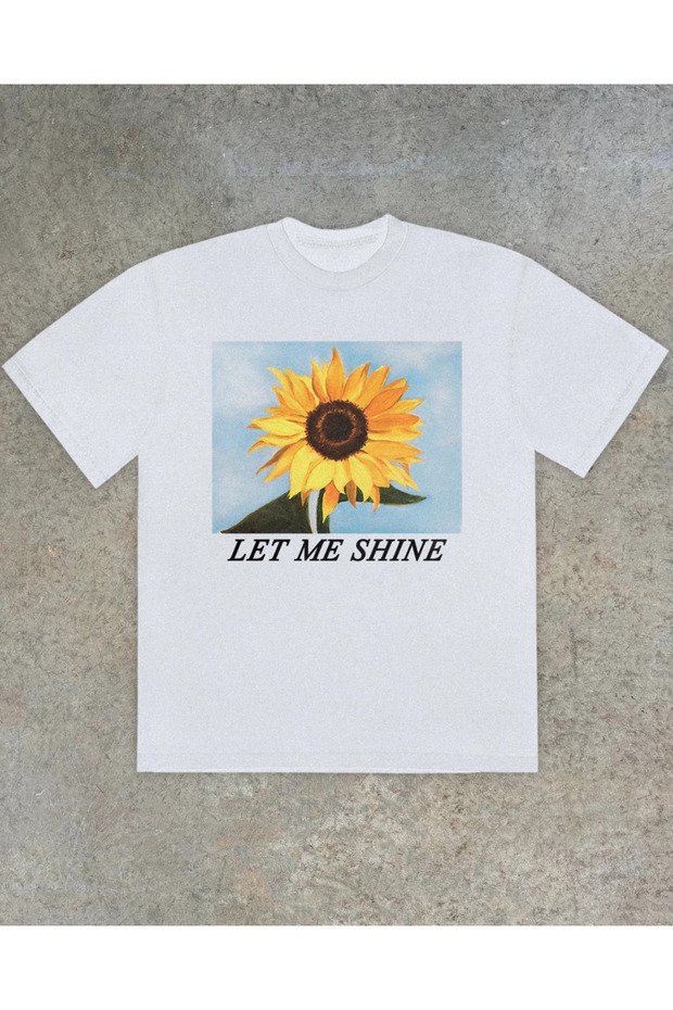 Let Me Shine Blanca Printed Unisex Oversize T-Shirt