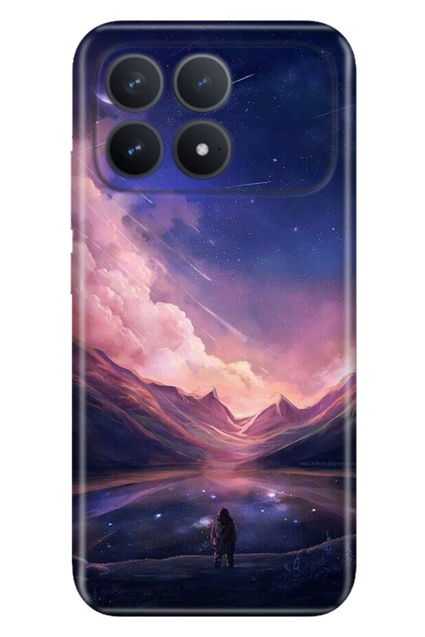 Poco F8 Pro 6.59" Case Colorful Silicone Printed Tpu Mars Life