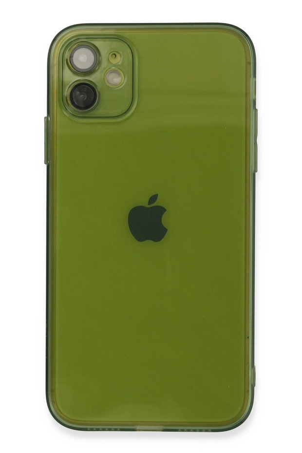Aconcept iPhone 12 Case Fly Lens Silicone (92345) - Green