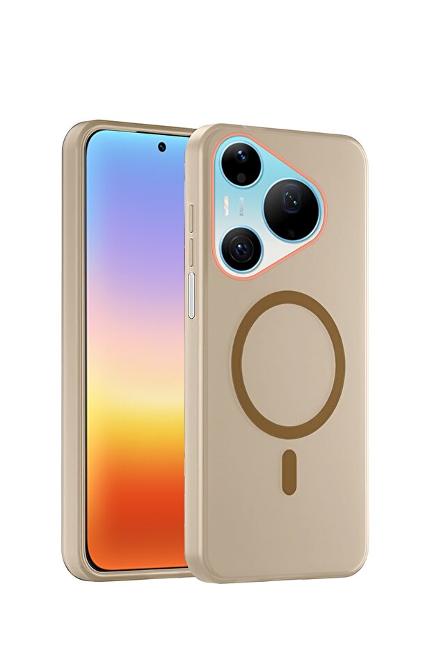 Huawei Pura 90 Pro 5G 2026 Hybrid Translucent Magsafe with Magnetic Charging Raised Camera Lips Elegant Look Case Cover