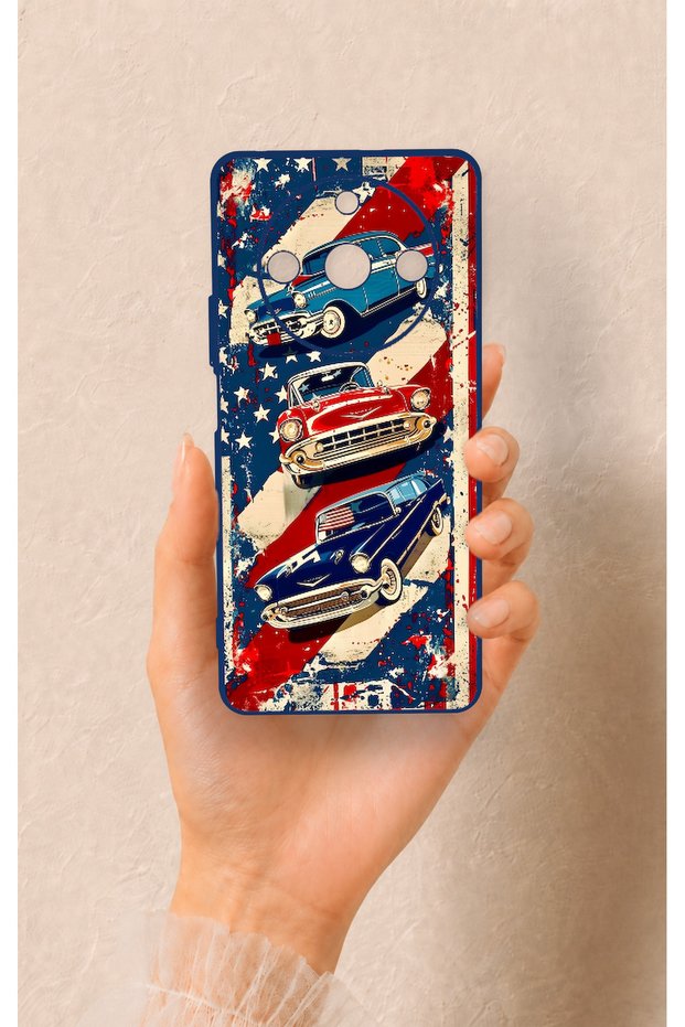 Realme 11 Pro Compatible American Chevrolet Patterned Silicone Case