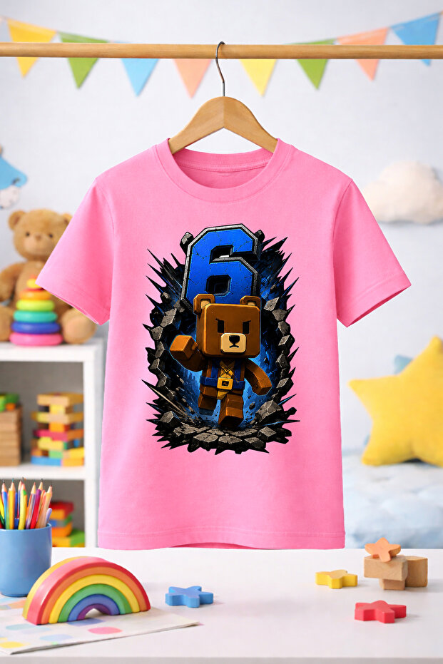 Super Bear Adventure Super Bear 6 Printed Children's Unisex Tshirt