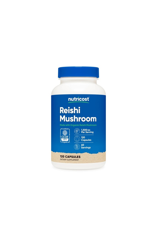Organic Reishi Mushroom 1,500 Mg 120 Capsules