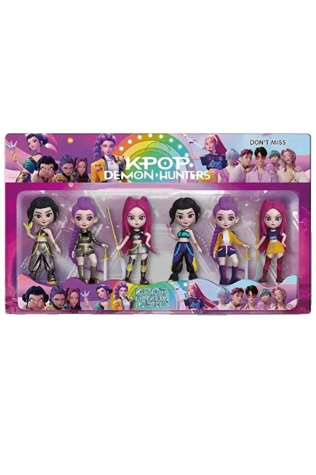 KPOP Figures Action Figure Home Decor Desk Ornament For Hunters Fans 6pcs set