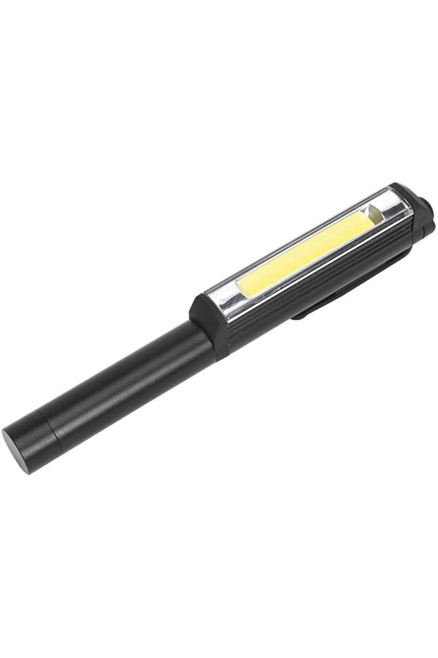 Aluminum Alloy Multifunctional Flashlight, Working Flashlight - Black