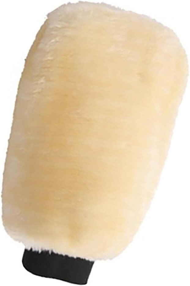 Suitable for MK Tough Soft Sheep Wool Double-Sided Car Wash Glove, Highly Absorbent Cleaning Tool