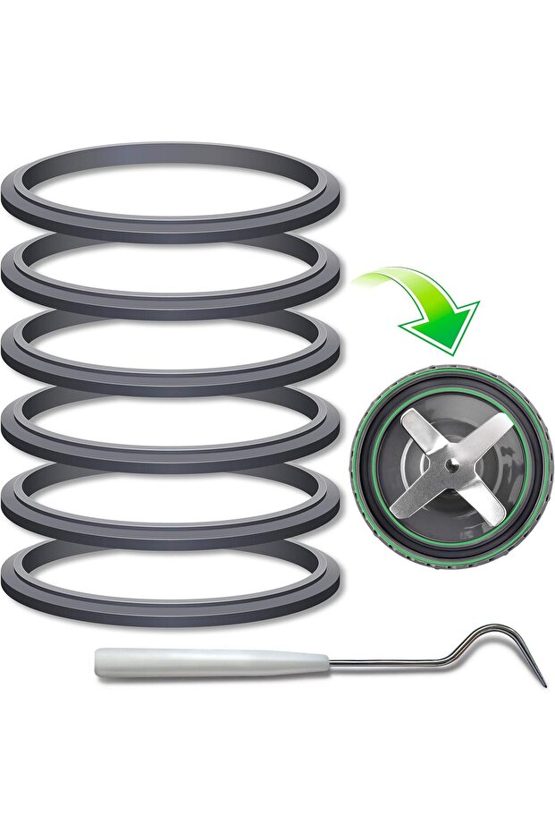 Juicer gasket replacement, rubber ring seal, suitable for Nutribute gasket parts, applicable to Blender 900W series.