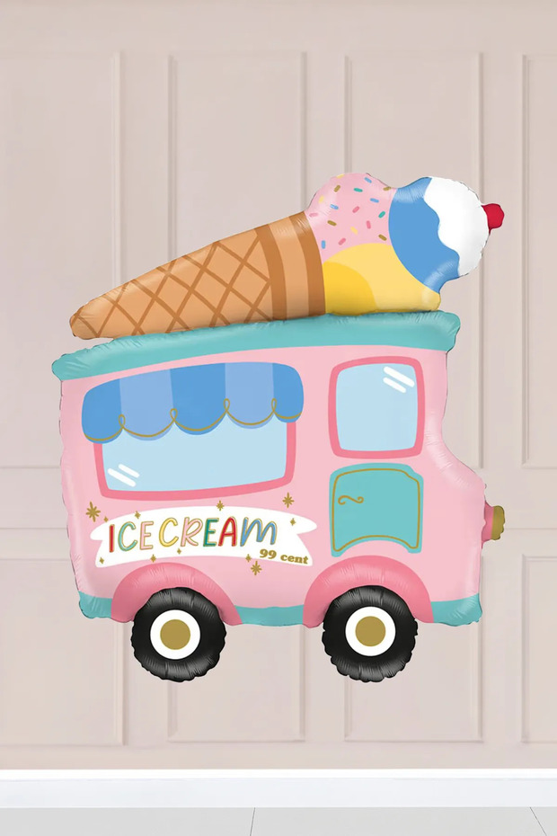 Ice Cream Truck Foil Balloon