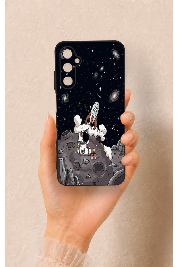 Samsung A05S Compatible Space Astronaut Patterned Silicone Case