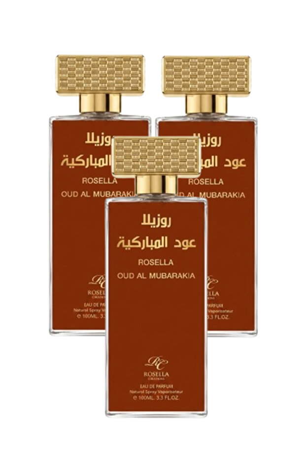 3 قطع من عطر العود المباركية 100 مل