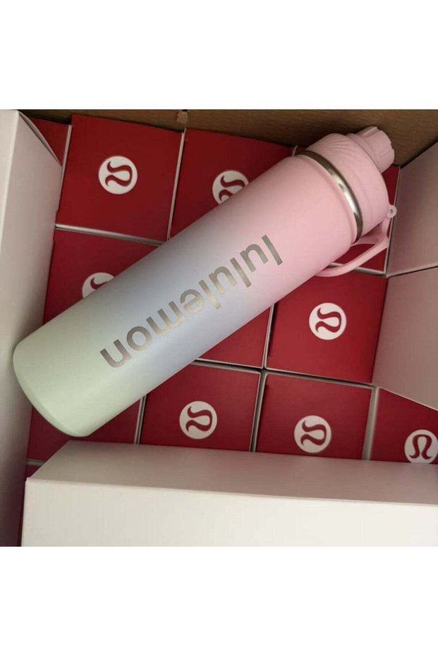 Double Wall Stainless Steel Vacuum Insulated Sports Water Bottle with Straw Lid, 24h Cold Retention, Large Capacity