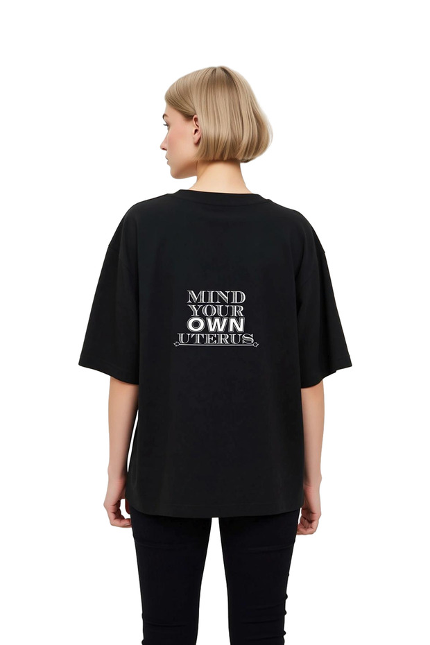 Personal Freedom and Empowerment Printed Women's Oversize T-Shirt