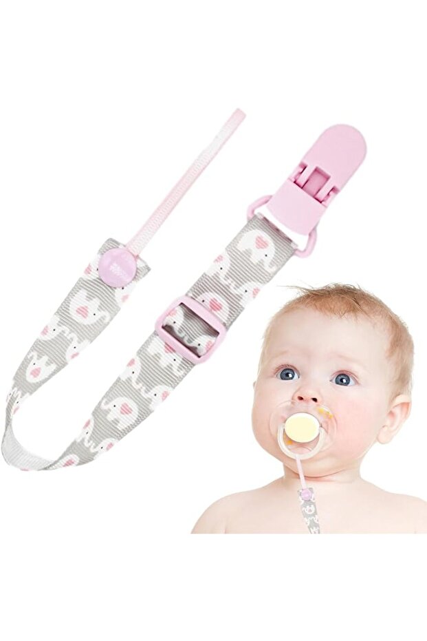 Pacifier Clip Teething Toys Teethers Teething Straps | Pacifier Holder and Leash BPA Free Silicone S