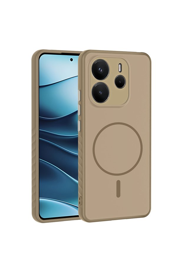 Xiaomi Redmi Note 14 4g Case with Camera Lens Protection, Magsafe Compatible Silicone
