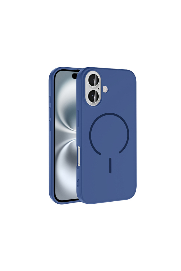 iPhone 16 Case Magsafe Compatible Soft Silicone with Camera Protection