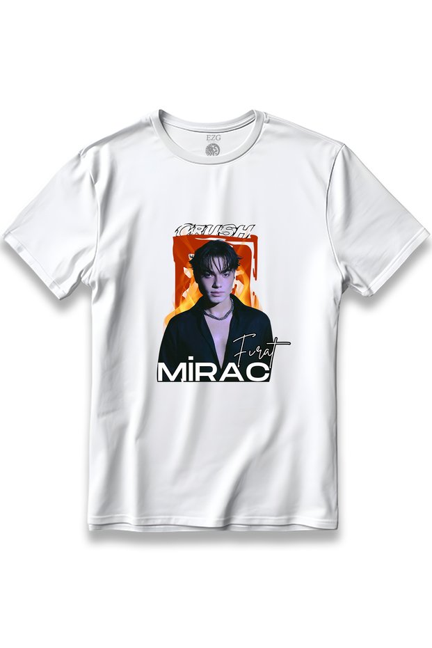Crush Grup Boyband Design Crush Mi̇raç Crush Men's Group Song Printed T-Shirt Unisex 100% Cotton Breathable Thick Fabric T-Shirt