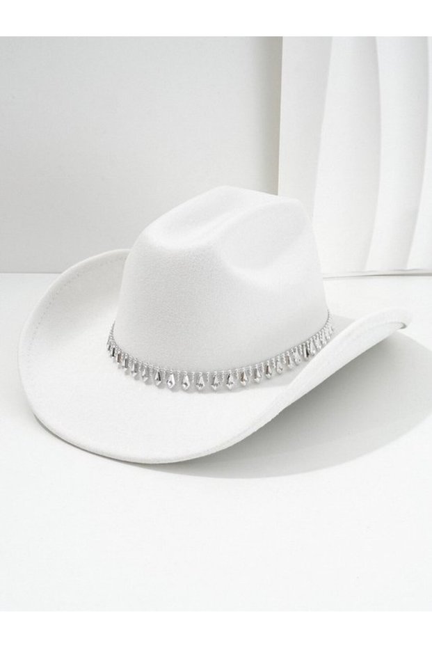 Women's cowboy hat rhinestone/sequin Western bohemian.