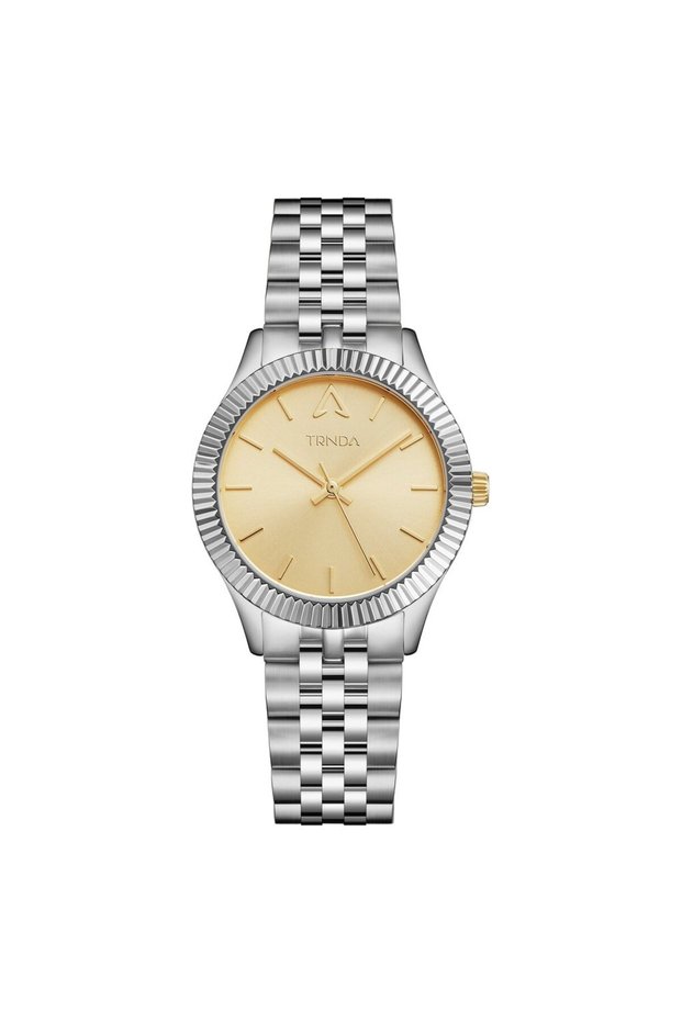 Women's Stainless Steel Watch, Gold Dial | Tr32mm