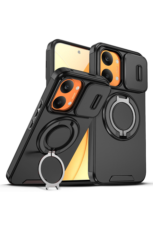 Poco X8 Pro Max LK Black For Poco X8 Pro Max Case Poco X8 Pro Max Cover Armor Slide Camera Lens Pro