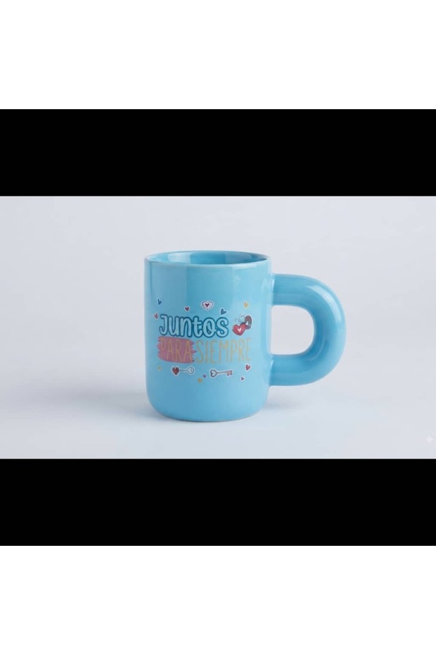 كوب قهوة سيراميك بمقبض سميك ومكتنز (Chunky / Thick Handle Ceramic Mug)