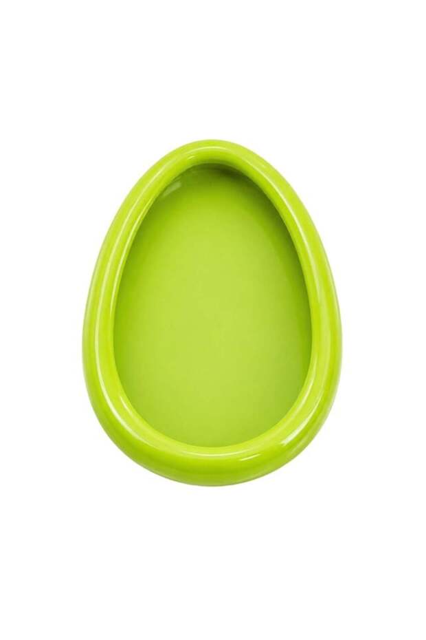 Sn-38870 Vegetable and Fruit Storage Container Avocado Shaped Green