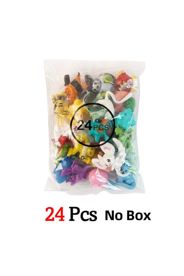 24pcs doll 2025 Pokemon Christmas Advent Calendar Box 24pcs Kawaii Pikachu Anime Figures doll red Ch