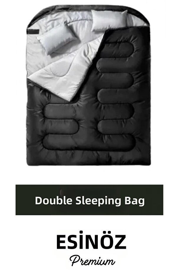 # Sleeping Bag Double Sleeping Bag Camping Mountaineering and Outdoor Activities Padded Sleeping Bag Two-Person Camping Sleeping Bag Waterproof Thermal Thick Winter and Spring Camping Sleeping Bag