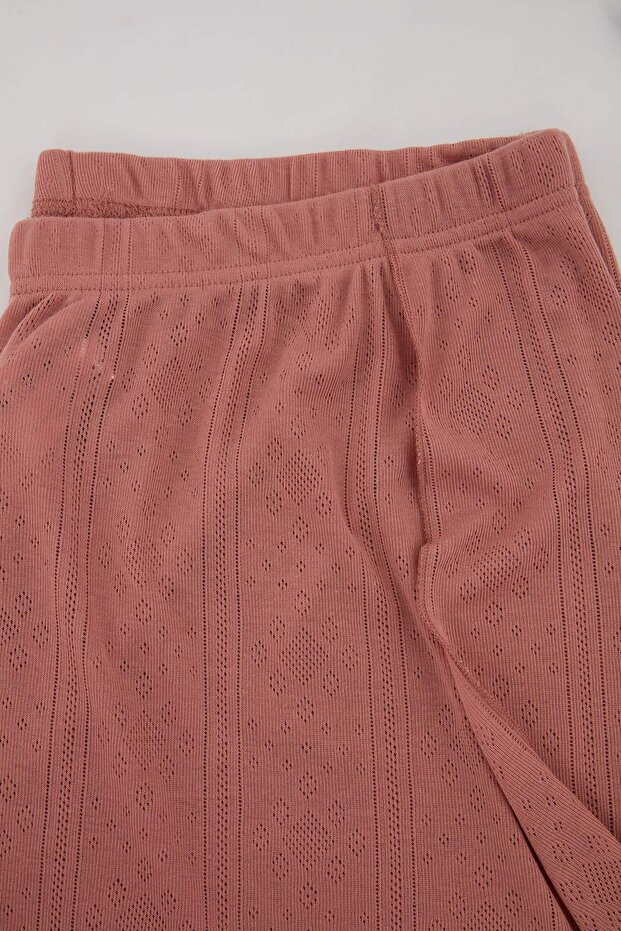 Çok Renkli Pointel 2'li Paket Büyük Beden Pijama Altı TBBSS26IA00001 - 8