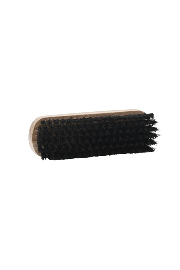 Shoe polishing brush with wooden handle 165x50 mm, fast shine, efficient cleaning - 2
