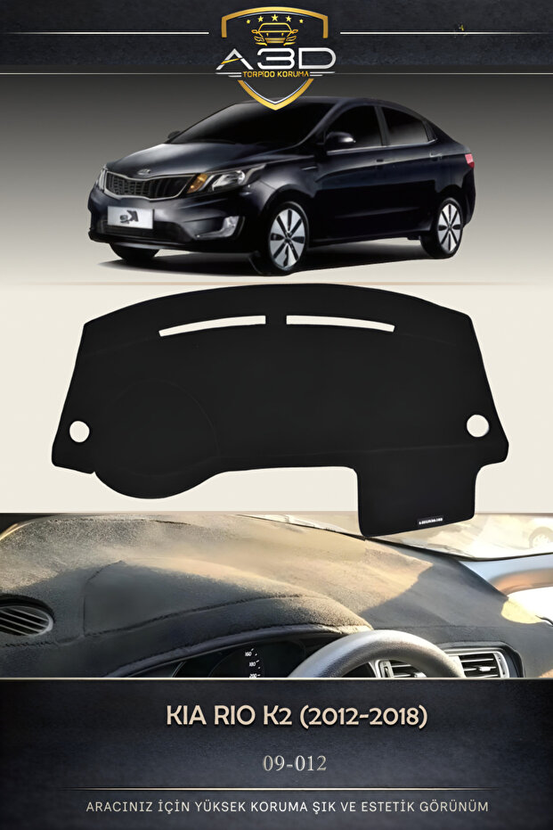 Kia Ri̇o K2 (2012+) Front Cover Chest Panel Torpedo Protection Protective Case Carpet Accessories
