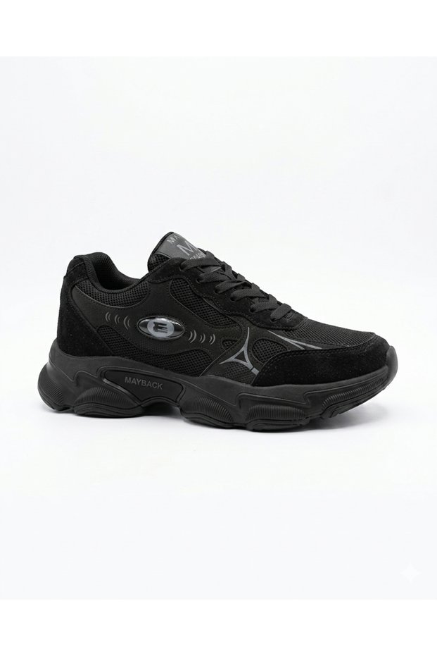 Liji Black Outdoor Flexible Lightweight Orthopedic Men's Sports Shoes