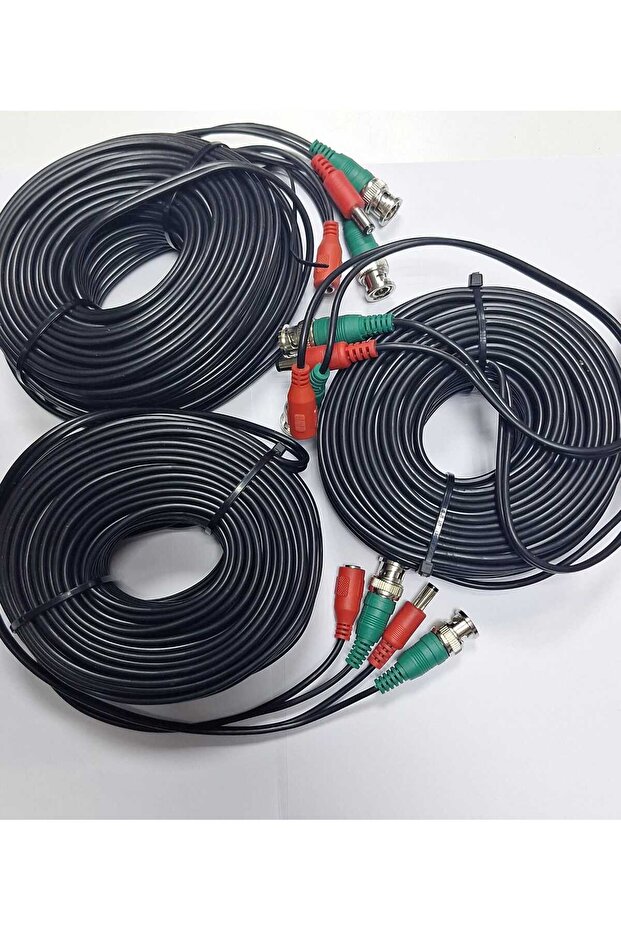 كيبل كاميرا جاهز اتش دي ٢٠متر عدد 3 حبة Cable 20m BNC HD High Qulity Camera