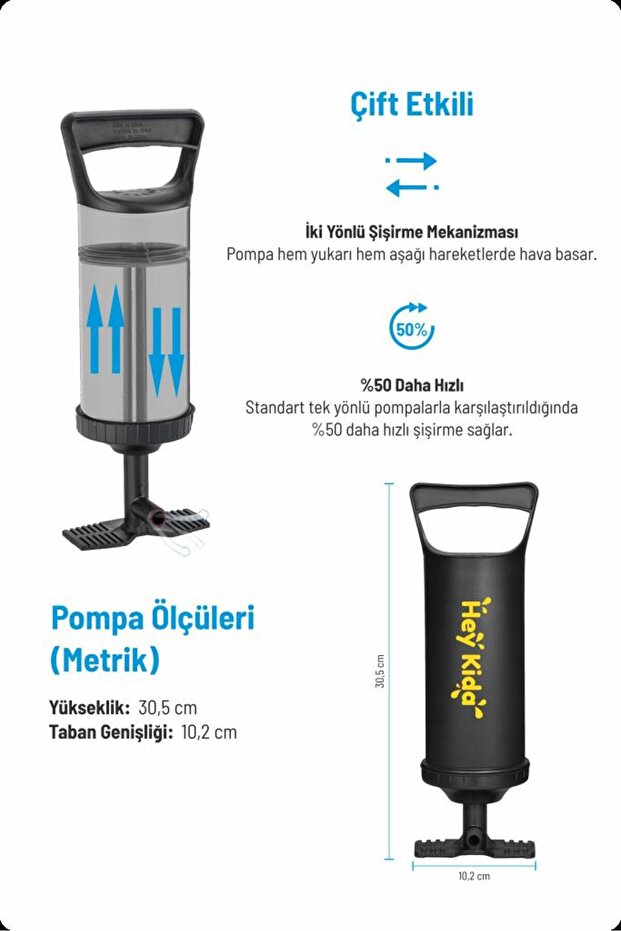Çift Yönlü Manuel El Pompası - 3