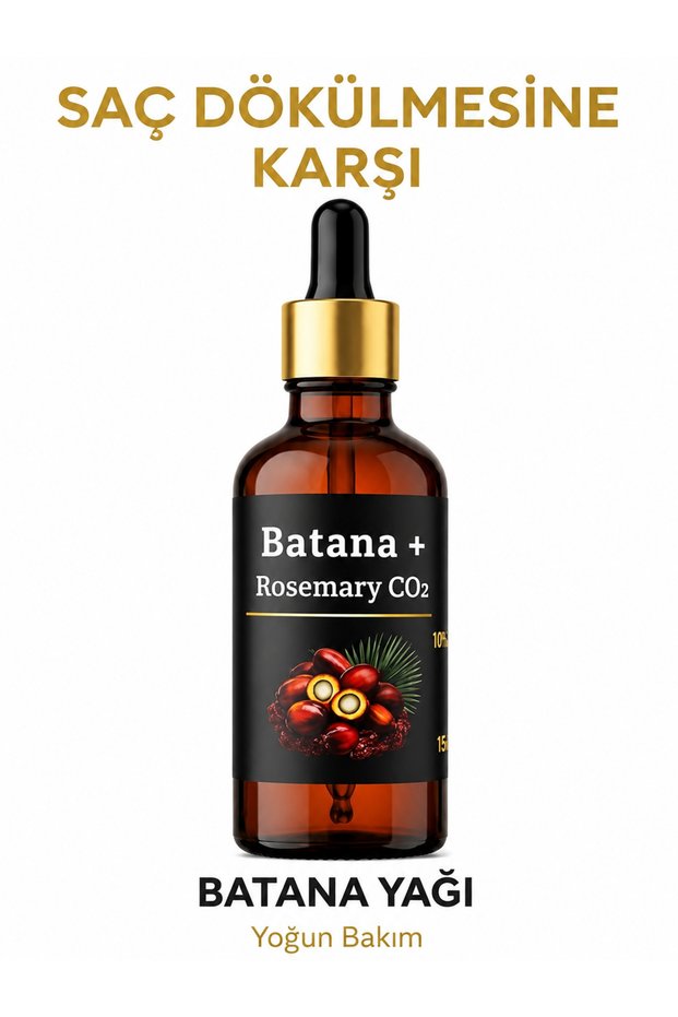 Batana Oil Strengthening & Beautifying Care Oil Against Hair Loss 50 ml Rosemary+Co2 Premium Care Oil
