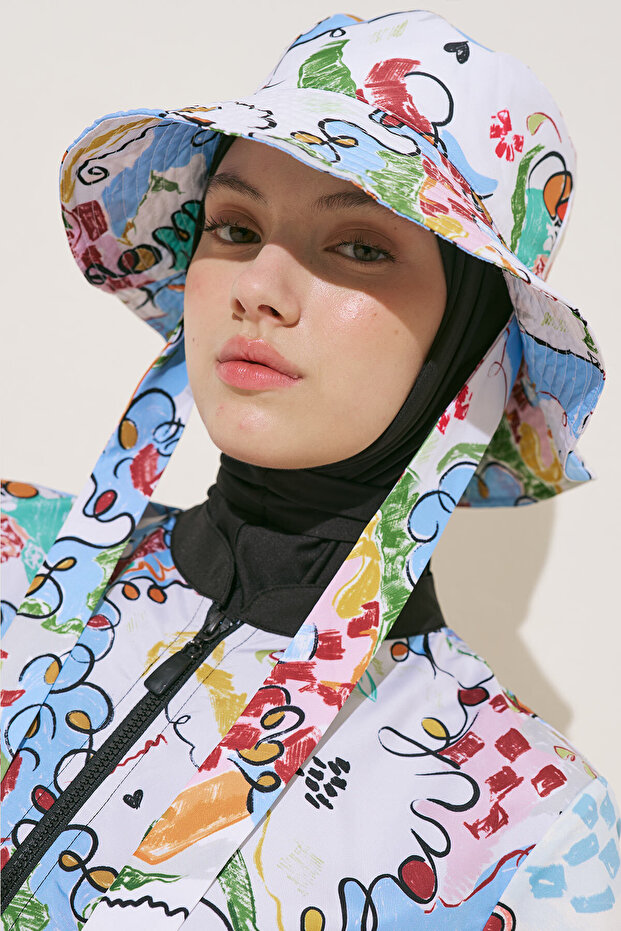 Tie-Back Bucket Hat Summer - 3