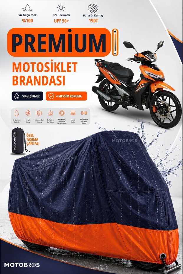 Motorcycle Tarpaulin Kuba Easy Pro Motor Tarpaulin Motor Cover Waterproof Parachute Fabric Uv Protected Premium