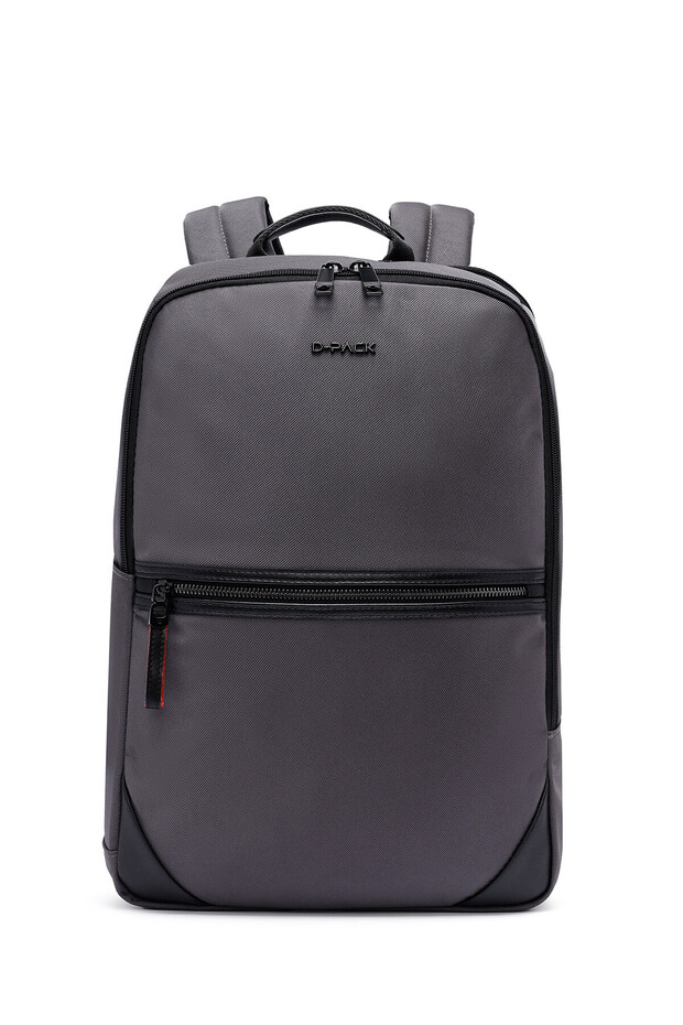 حقيبة ظهر من القماش باللون الرمادي للجنسين من D-Pack 25SBD30226F