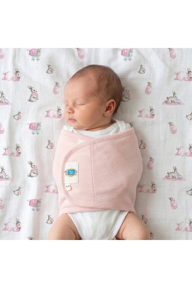 Half Belt Swaddle - Innocent Pink