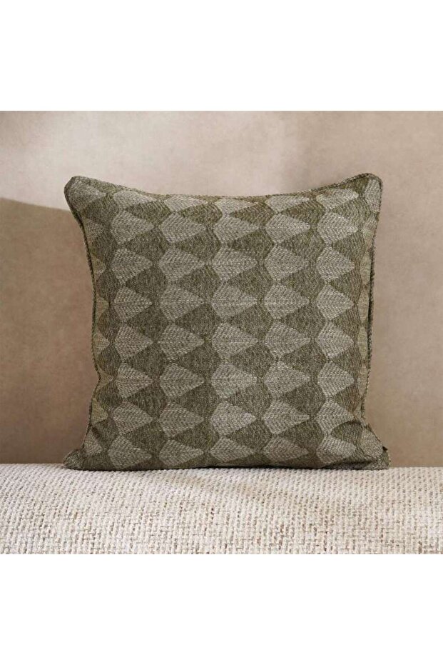 Carmela Textured Down Alt Filled Cushion 50x50cm - Green