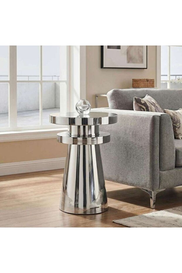 Avita End Table Polish - Silver