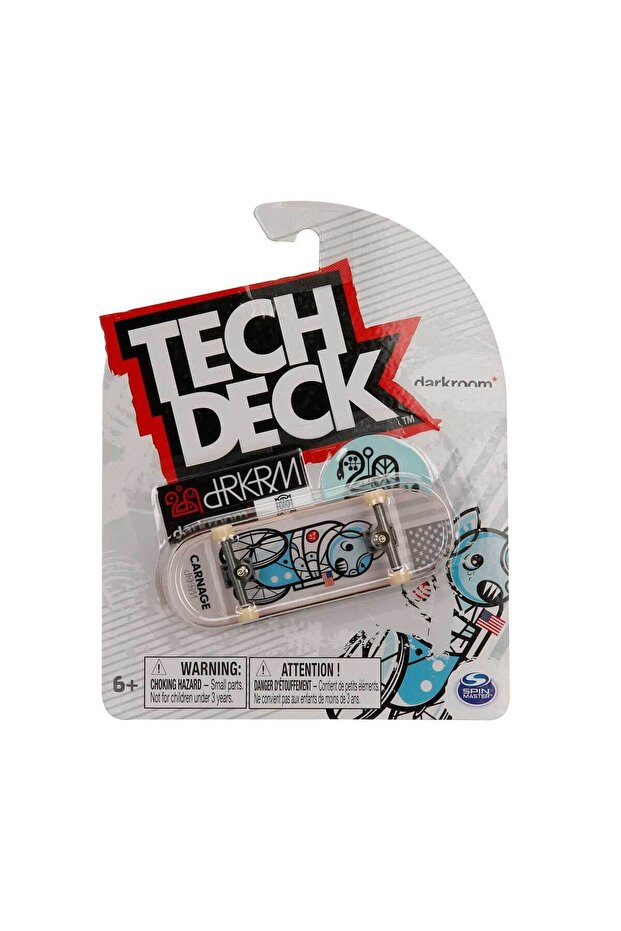 لوح تزلج Tech Deck Finger Skateboard عبوة واحدة مقاس 96 مم Darkroom Carnage