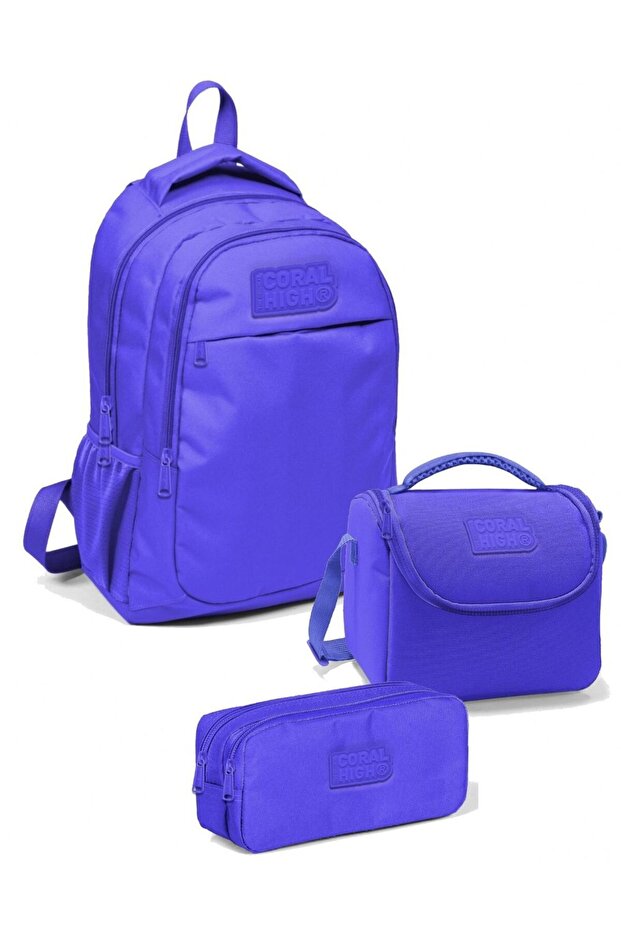 Primary School Bag Set Lavender Girl's School Bag Set