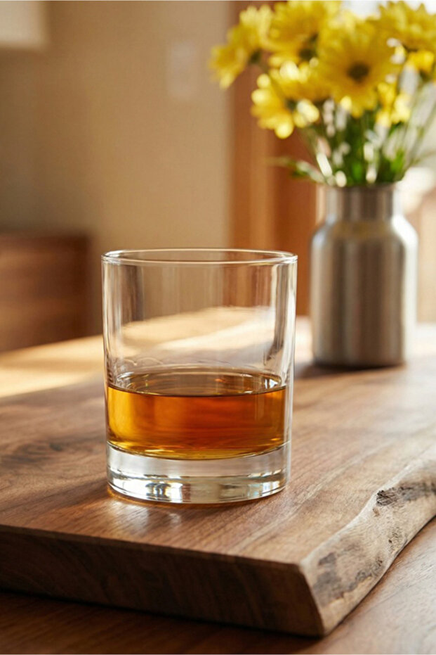 Ada Cam Viski Bardağı 6'lı 320 ml (Meşrubat/Kokteyl Bardağı ) - 2