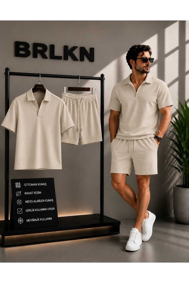 Men's Ottoman Shorts and Top Set