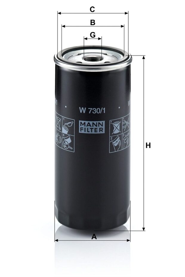 Filtru de ulei W 730/1
