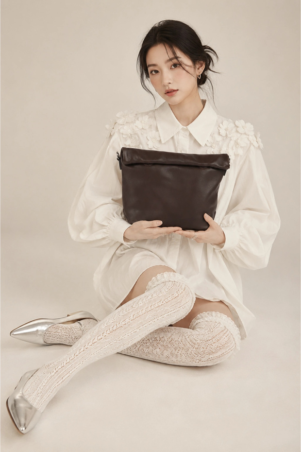 Brown Leather Women's Crossbody Bag