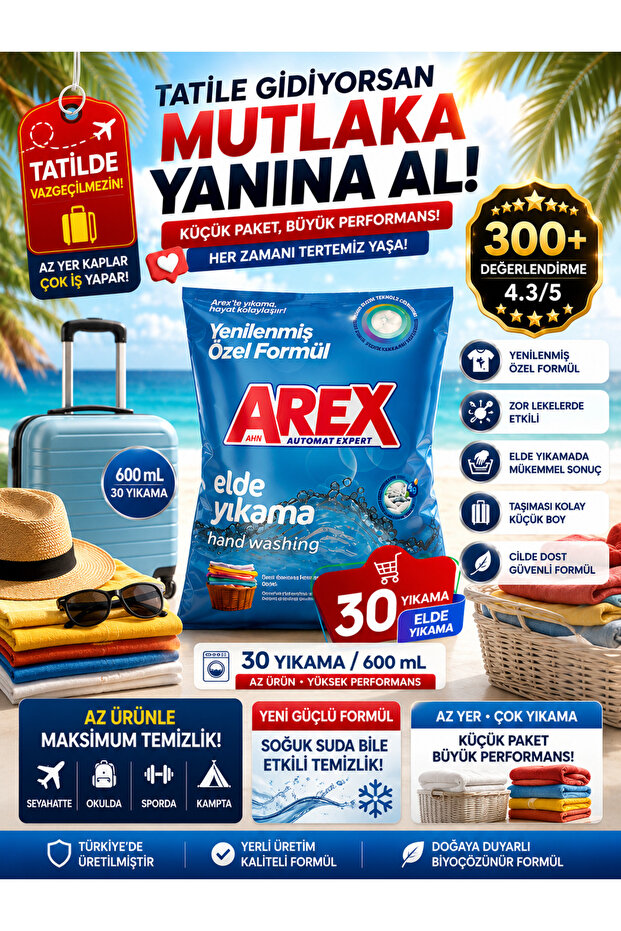 ELDE YIKAMA TOZ DETERJAN 600GR
