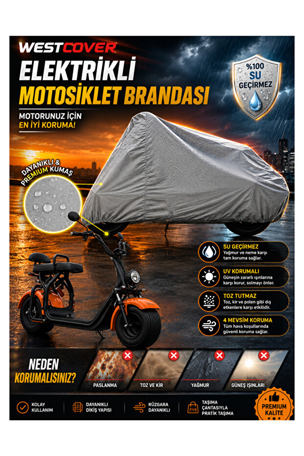 Volta Yide Se-03 Electric Motorcycle Protection Cover Tarpaulin Luxury Quality