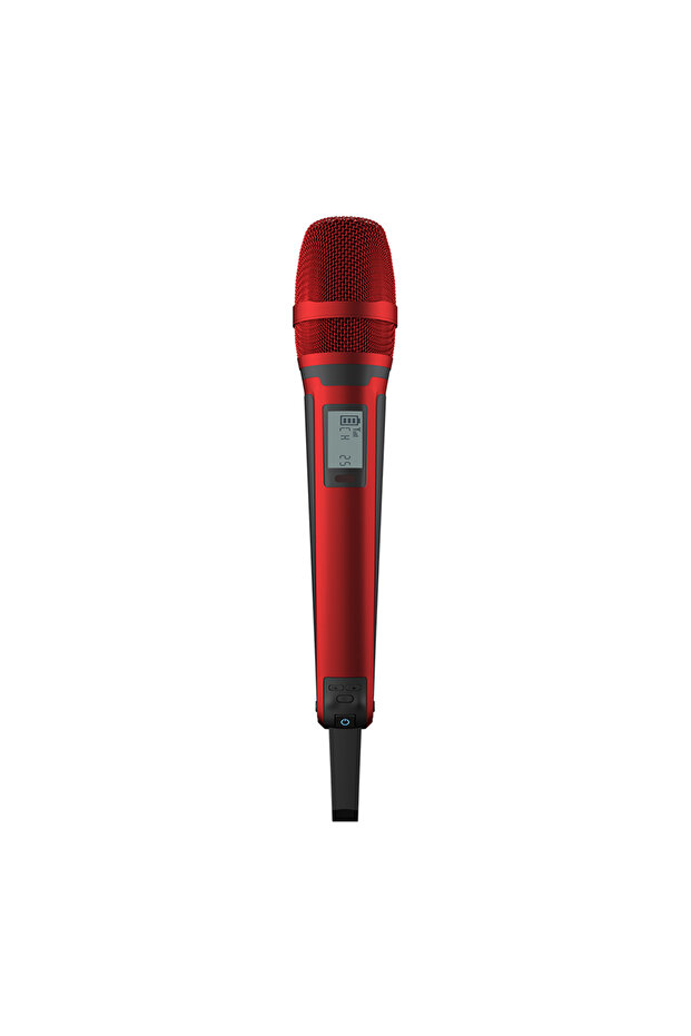 ميكروفون لاسلكي G-MARK SKM9000 باللون الأحمر البرقوقي بتردد UHF احترافي مع غلاف معدني قابل للتعديل